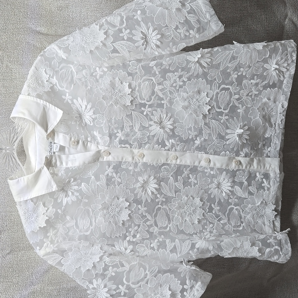 Chico's Sheer Top
